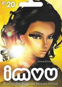 IMVU 20 BRL Gift Card BRAZIL