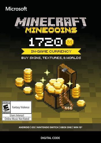 Minecraft Minecoins Pack 1720 Coins Minecraft Key SOUTH AFRICA