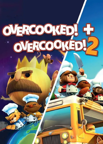 Overcooked 1 & 2 Bundle (PC) Steam Key GLOBAL