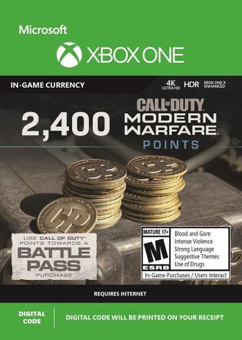 2400 Call of Duty: Modern Warfare Points (Xbox One) Xbox Live Key TURKEY