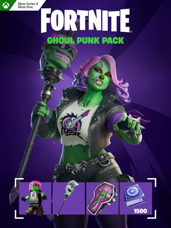 Fortnite - Ghoul Punk Pack + 1,500 V-Bucks Challenge (DLC) XBOX LIVE Key CANADA