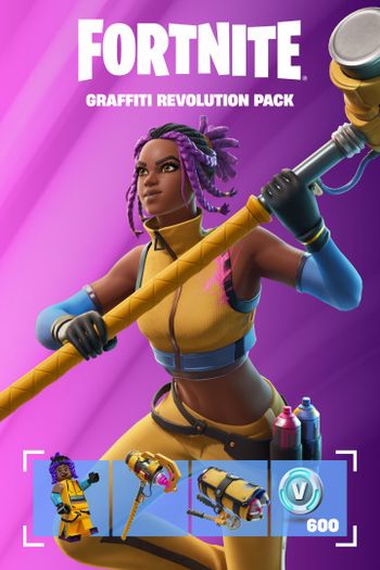 Fortnite - Graffiti Revolution Pack + 600 V-Bucks XBOX LIVE Key EUROPE