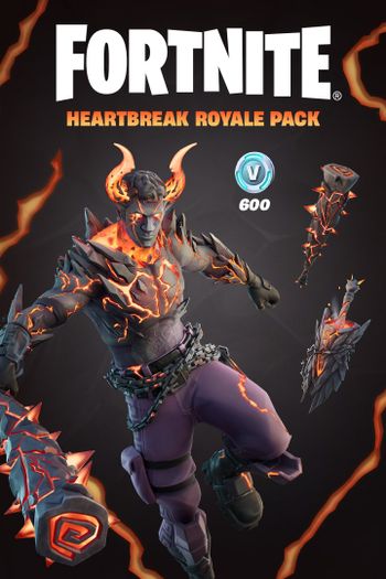 Fortnite - Heartbreak Royale Pack + 600 V-Bucks XBOX LIVE Key CANADA