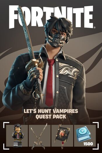 Fortnite - Let's Hunt Vampires Quest Pack + 1,500 V-Bucks Challenge XBOX LIVE Key EUROPE