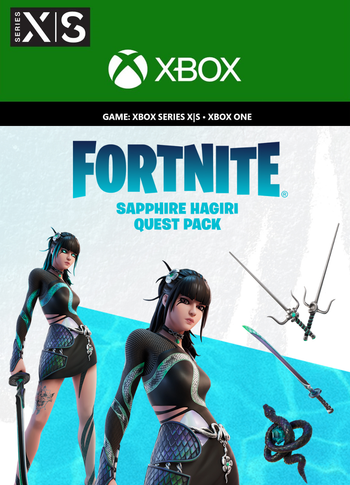Fortnite - Sapphire Hagiri Quest Pack + 1500 V-Bucks Challenge XBOX LIVE Key UNITED KINGDOM