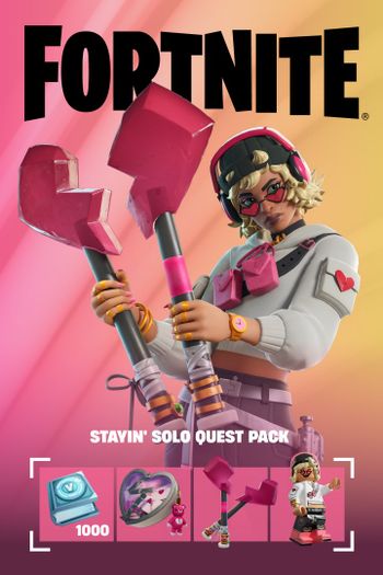 Fortnite - Stayin' Solo Quest Pack + 1000 V-Bucks Challenge XBOX LIVE Key EUROPE