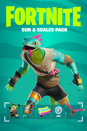 Fortnite - Sun & Scales Pack + 600 V-Bucks XBOX LIVE Key UNITED STATES