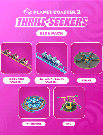 Planet Coaster 2: Thrill-Seekers Ride Pack (DLC) (Xbox Series X|S) XBOX LIVE Key UNITED STATES