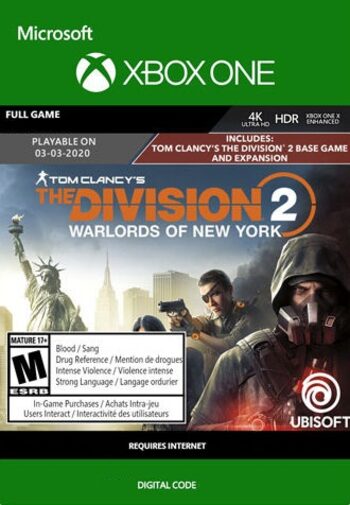 The Division 2: Warlords of New York (Xbox One) Xbox Live Key EUROPE
