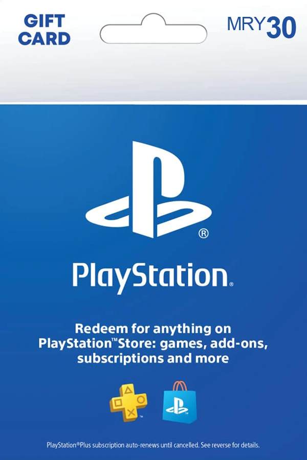 PlayStation Network Gift Card - 30 MYR - MY PSN Key - Malaysia