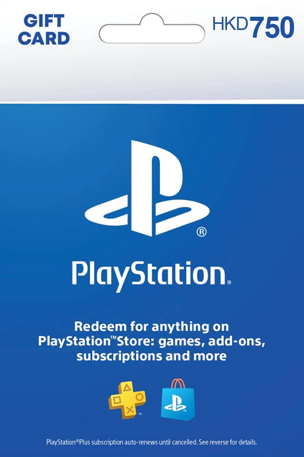 PlayStation Network Gift Card - 750 HKD - HK PSN Key - Hong Kong