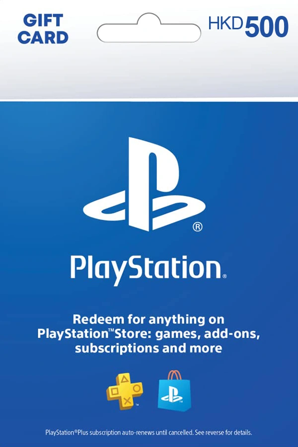 PlayStation Network Gift Card - 500 HKD - HK PSN Key - Hong Kong