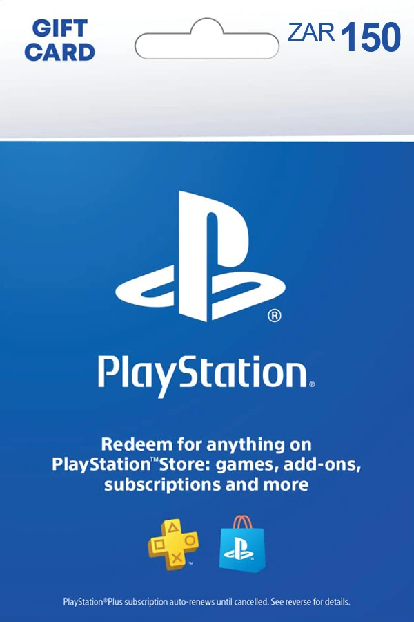 PlayStation Network Gift Card - 150 ZAR - SA PSN Key - South Africa