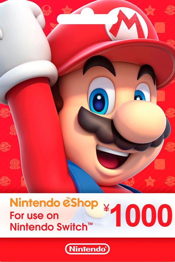 Nintendo eShop Gift Card 1000 JPY - JP Nintendo eShop Keys - Japan
