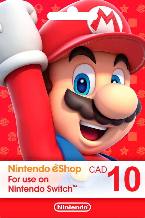 Nintendo eShop Gift Card 10 CAD - CA Nintendo eShop Keys - Canada
