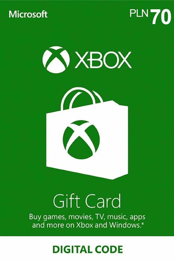 Xbox Live Gift Card - 70 PLN Microsoft Xbox Live Keys - Poland