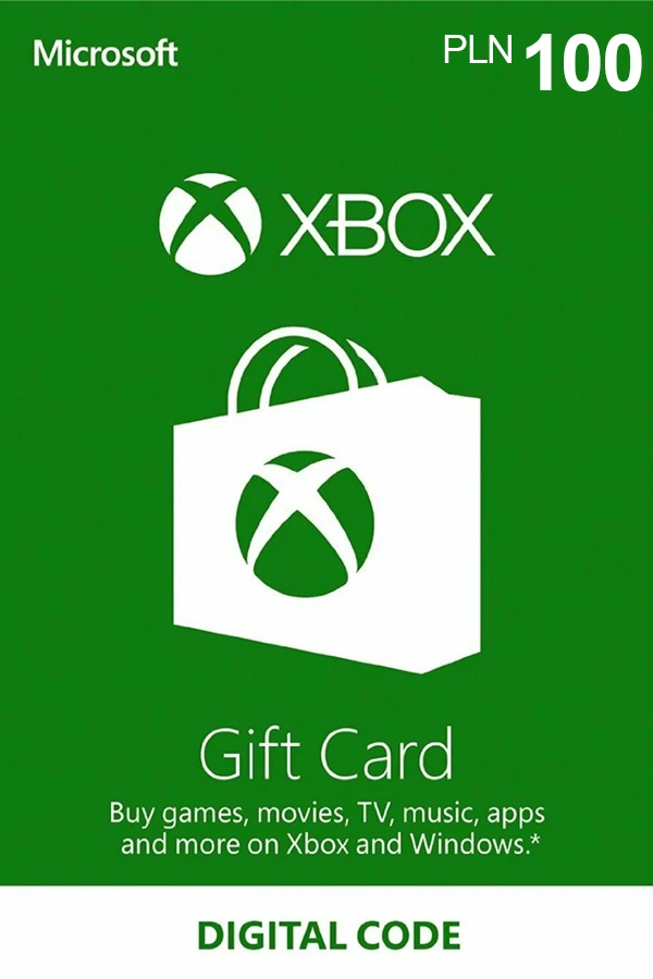 Xbox Live Gift Card - 100 PLN Microsoft Xbox Live Keys - Poland