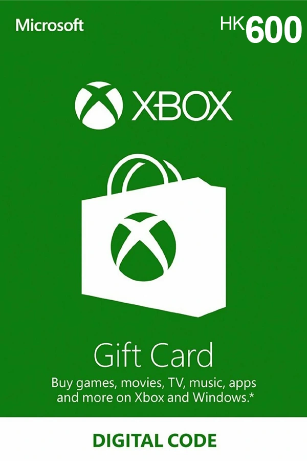 Xbox Live Gift Card - 600 HK Microsoft Xbox Live Keys - HongKong