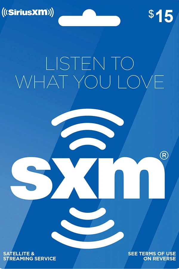 SiriusXM Gift Card 15 USD Gift Card