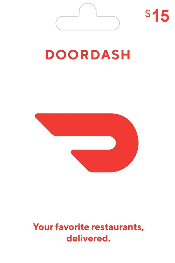 DoorDash  gift card DoorDash 15 USD  DoorDash Gift Card $15[Digital]