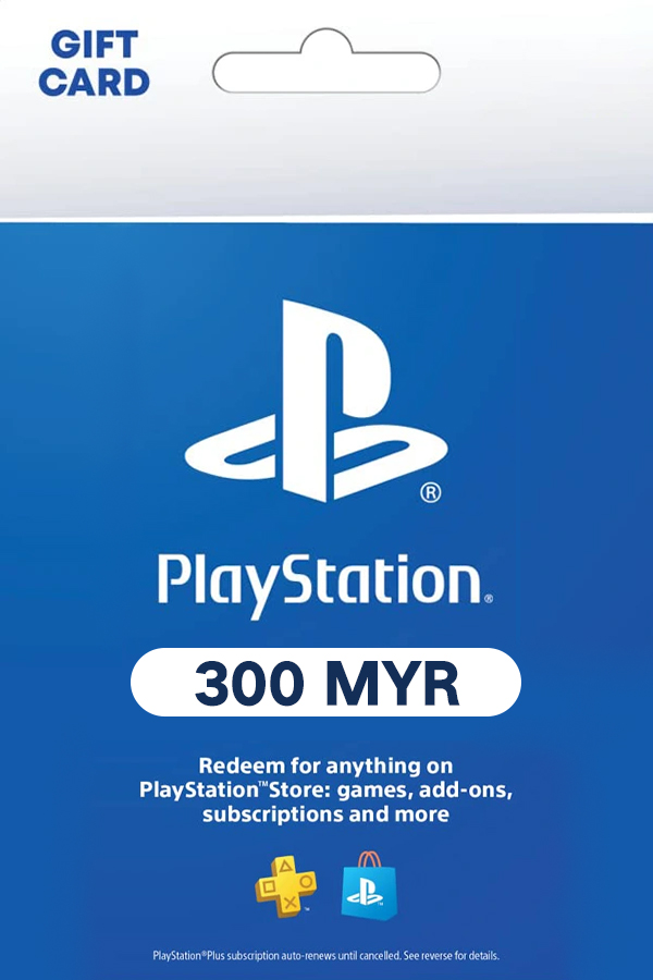 PlayStation Network Gift Card - 300 MYR - MY PSN Key - Malaysia