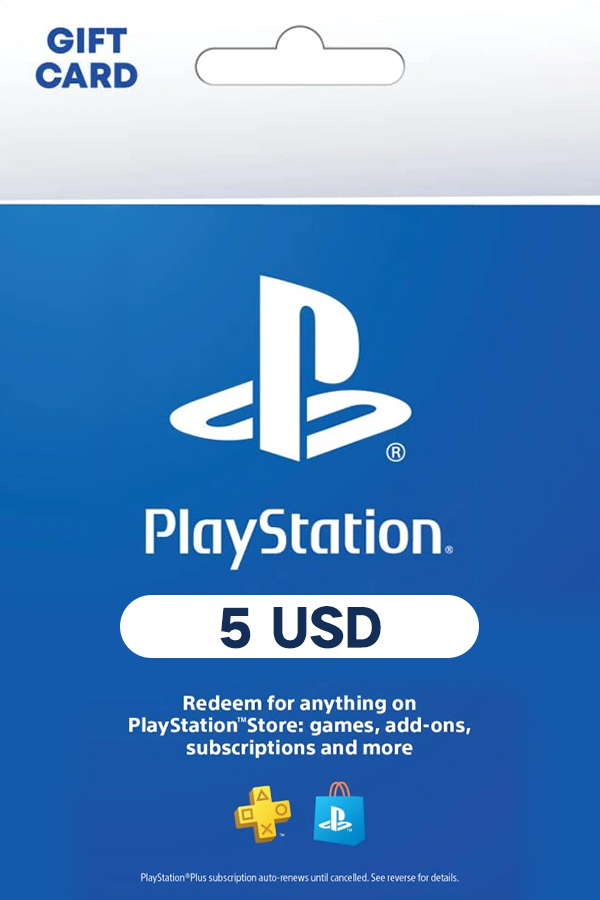 PlayStation Network Gift Card - 5 USD - USA PSN Key - United States