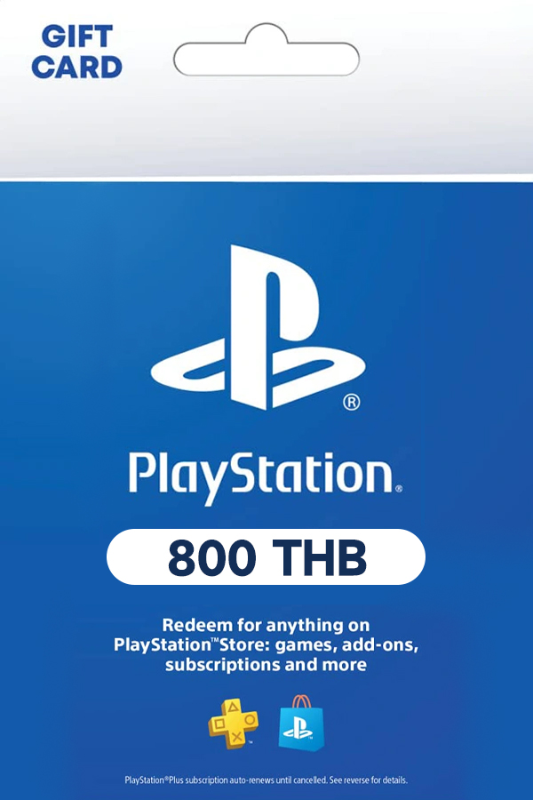 PlayStation Network Gift Card - 800 THB - TH PSN Key - Thailand