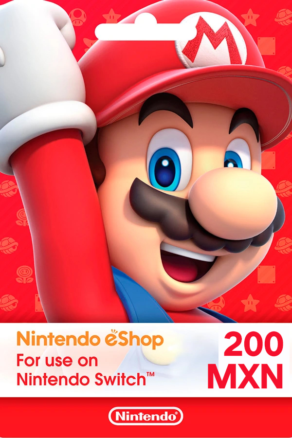 Nintendo eShop Gift Card 200 MXN - MX Nintendo eShop Keys - Mexico