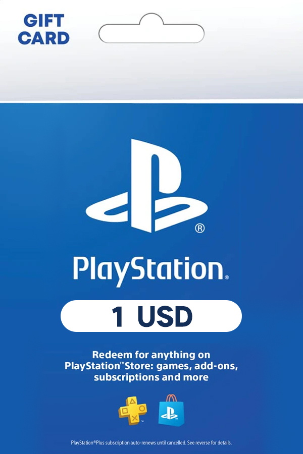 PlayStation Network Gift Card - 1 USD - USA PSN Key - United States