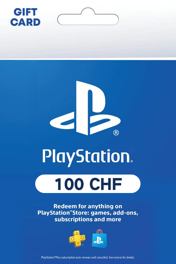 PlayStation Network Gift Card - 100 CHF - CH PSN Key - Switzerland