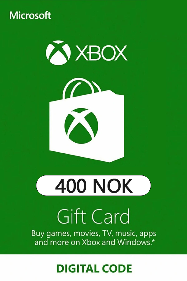 Xbox Live Gift Card - 400 NOK Microsoft Xbox Live Keys - Norway