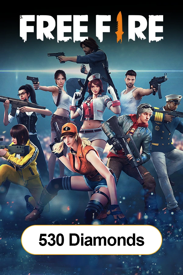 Free Fire Gift Card - 530 Diamonds - Free Fire Gift Card Keys - Android/IOS