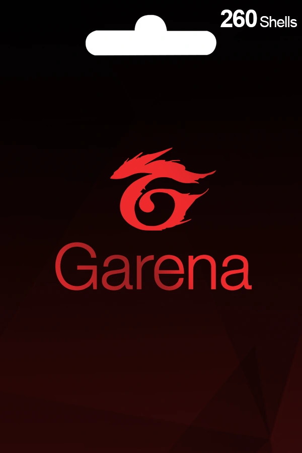 Garena 260 Shells Gift Card - MY Garena Shells Keys - Malaysia