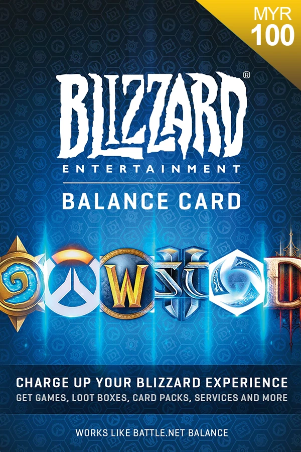 Blizzard Battle.net Gift Card 100 MYR - MY Blizzard Battle.net Keys - Malaysia
