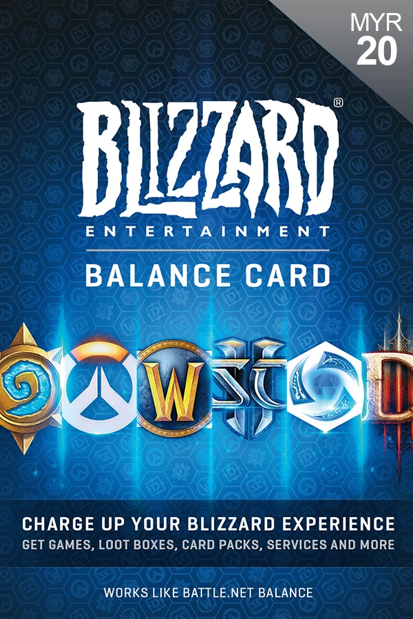 Blizzard Battle.net Gift Card 20 MYR - MY Blizzard Battle.net Keys - Malaysia