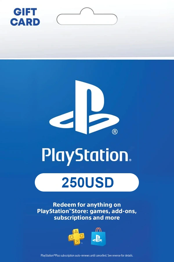 PlayStation Network Gift Card - 250 USD - USA PSN Key - United States