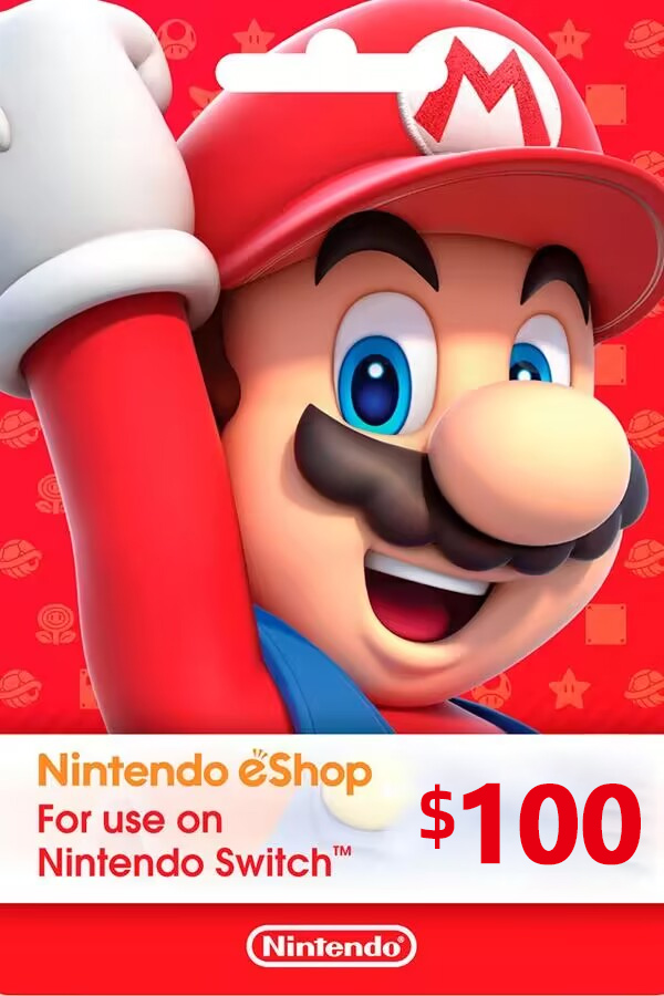 Nintendo eShop Gift Card 100 USD - US Nintendo eShop Keys - United States