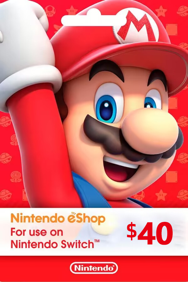 Nintendo eShop Gift Card 40 USD - US Nintendo eShop Keys - United States