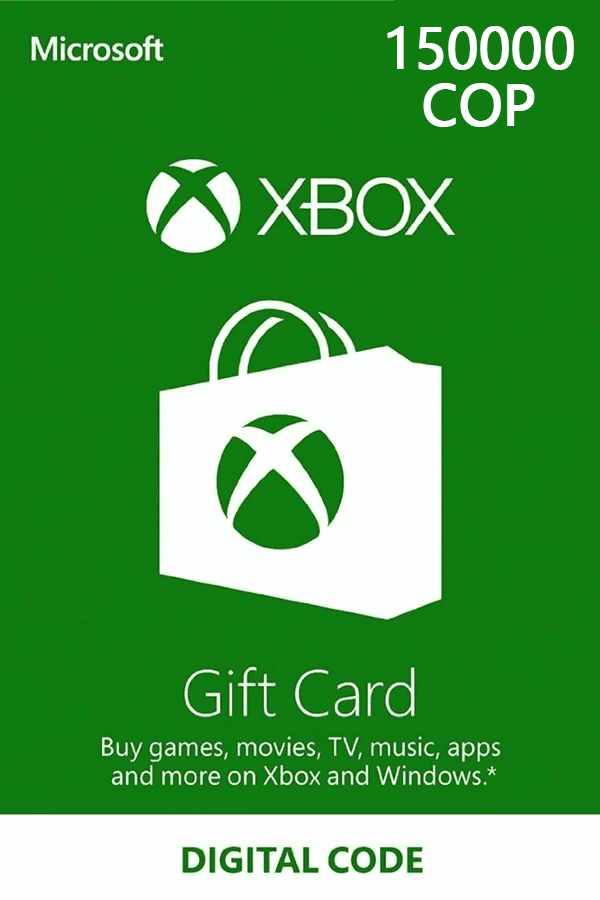 Xbox Live Gift Card 150000 COP - CO Microsoft Xbox Live Keys - Colombia
