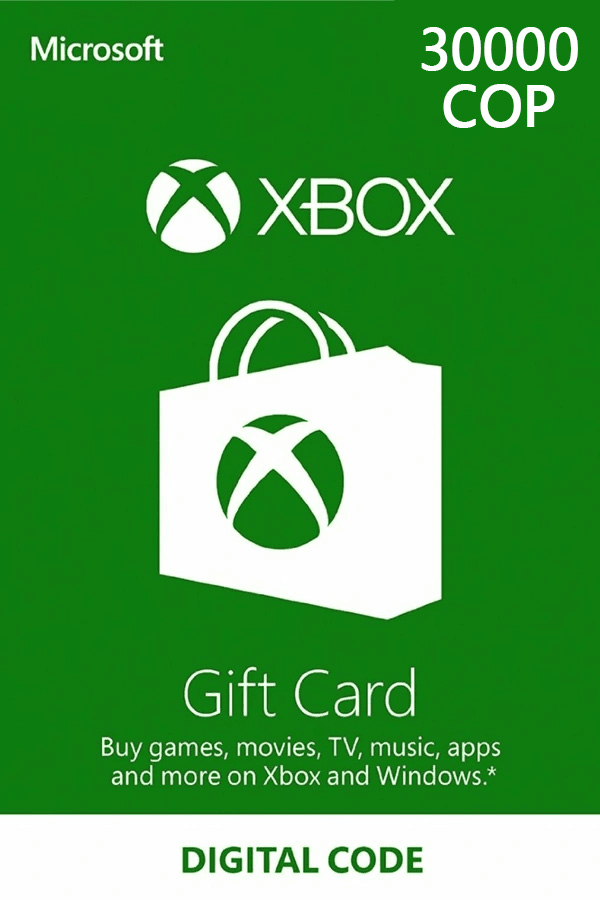 Xbox Live Gift Card 30000 COP -  Microsoft Xbox Live Keys - Colombia