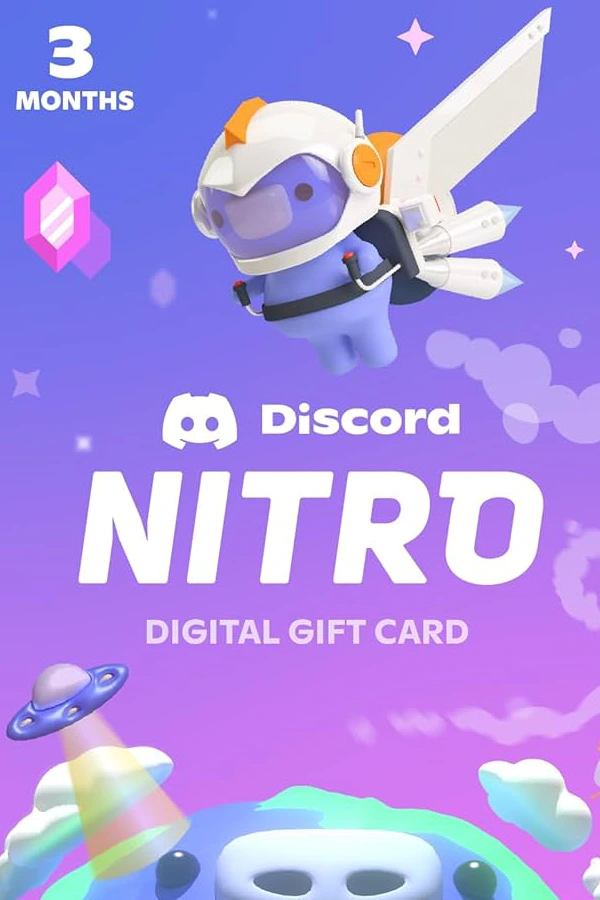 Discord Gift Card - Discord Nitro 3 Month - Keys - Global