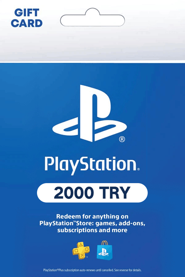 PlayStation Network Gift Card - 2000 TRY - TUR PSN Key - Turkey