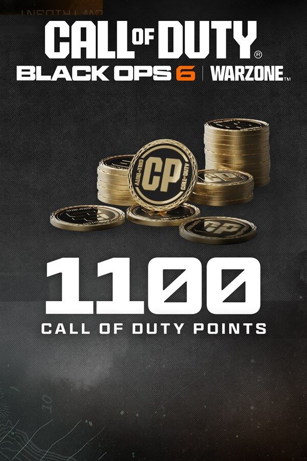 1100 Black Ops 6 or Call of Duty®: Warzone™ Points - Xbox live key - Xbox One/Xbox Series