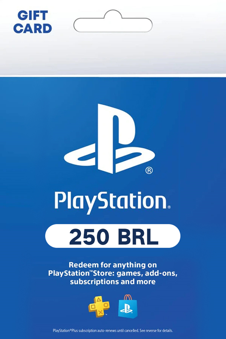 PlayStation Network Gift Card - 250 BRL - BR PSN Key - Brazil