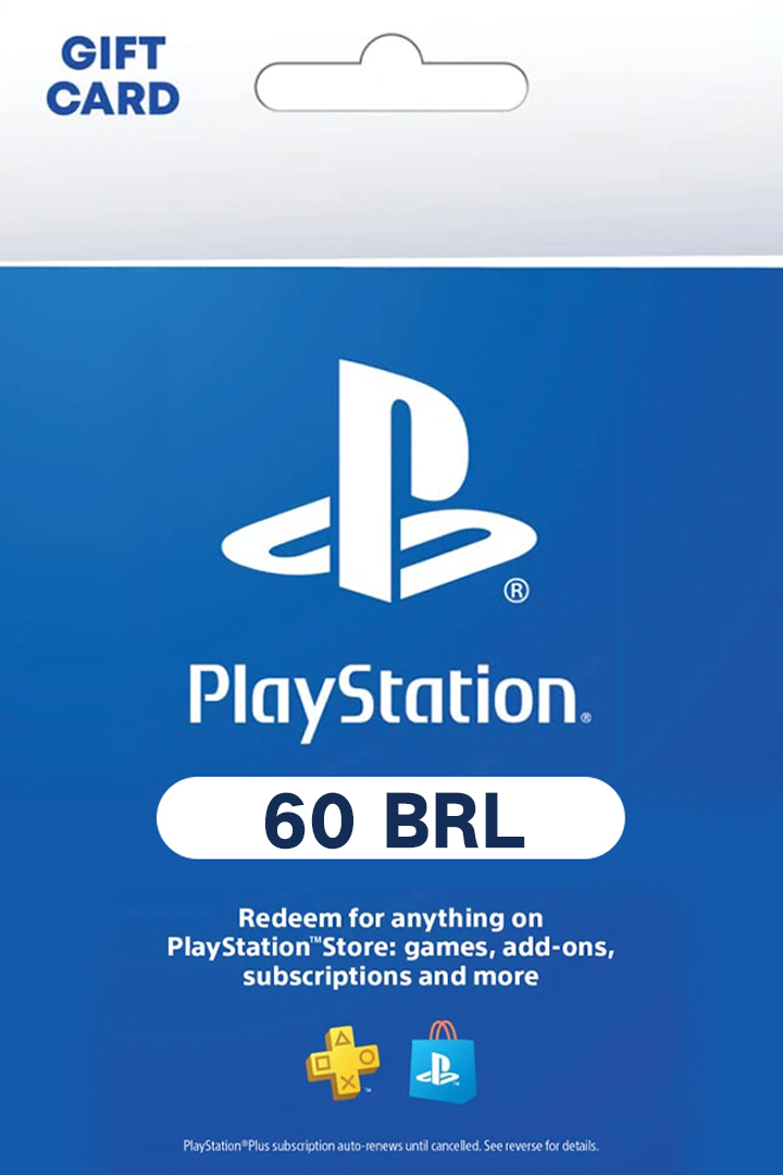 PlayStation Network Gift Card - 60 BRL - BR PSN Key - Brazil