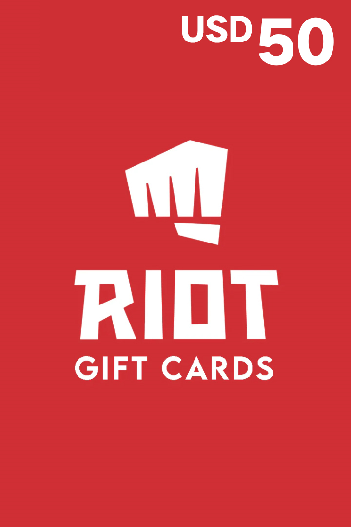 Riot Digital Gift Card - 50 USD (Digital Key)