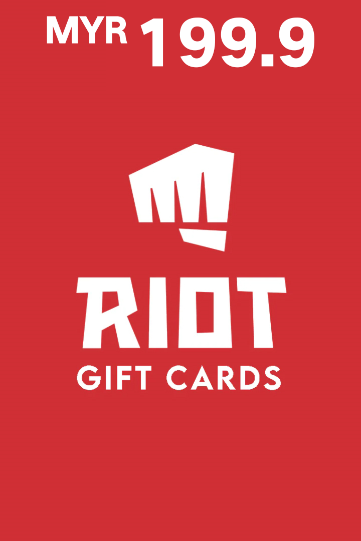 Riot Digital Gift Card - 199.9 MYR (Digital Key)