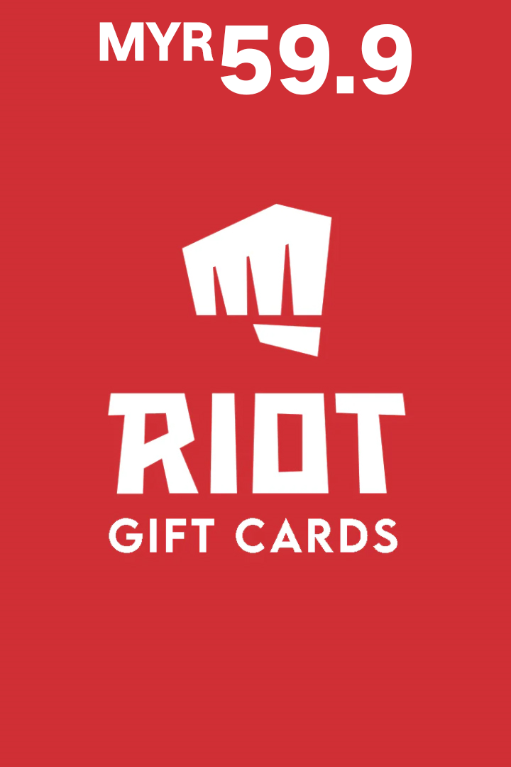 Riot Digital Gift Card - 59.9 MYR (Digital Key)