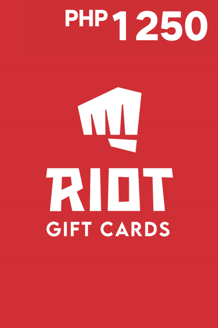 Riot Digital Gift Card - 1250 PHP (Digital Key)