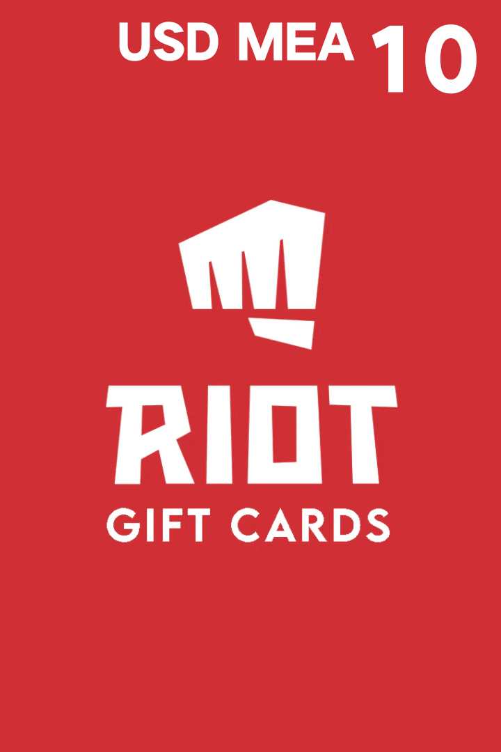 Riot Digital Gift Card - 10 USD-MEA (Digital Key) - Asia